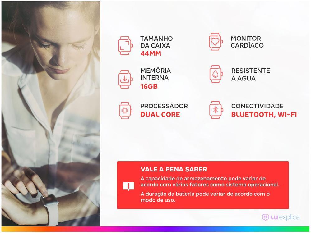 Smartwatch Samsung Galaxy Watch4 BT Prata 44mm 16GB - 2