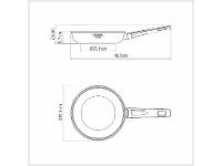 Frigideira Antiaderente Tramontina Inox Grano Baquelite 30cm - 9