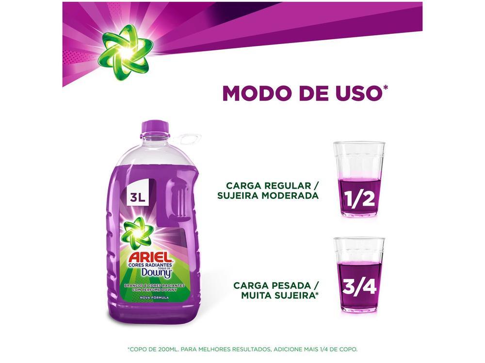 Sabão Líquido Ariel Cores Radiantes Toque de Downy - 25