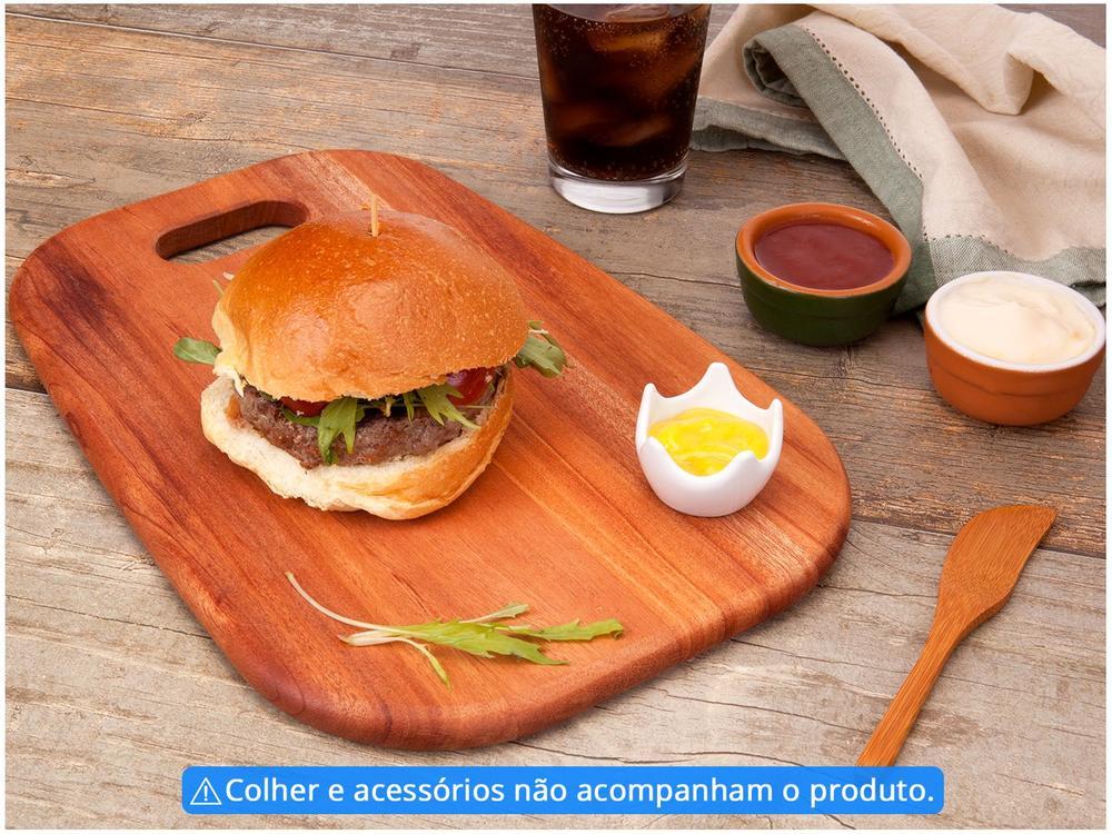 Tábua para Burguer de Madeira Retangular Tramonti - 8