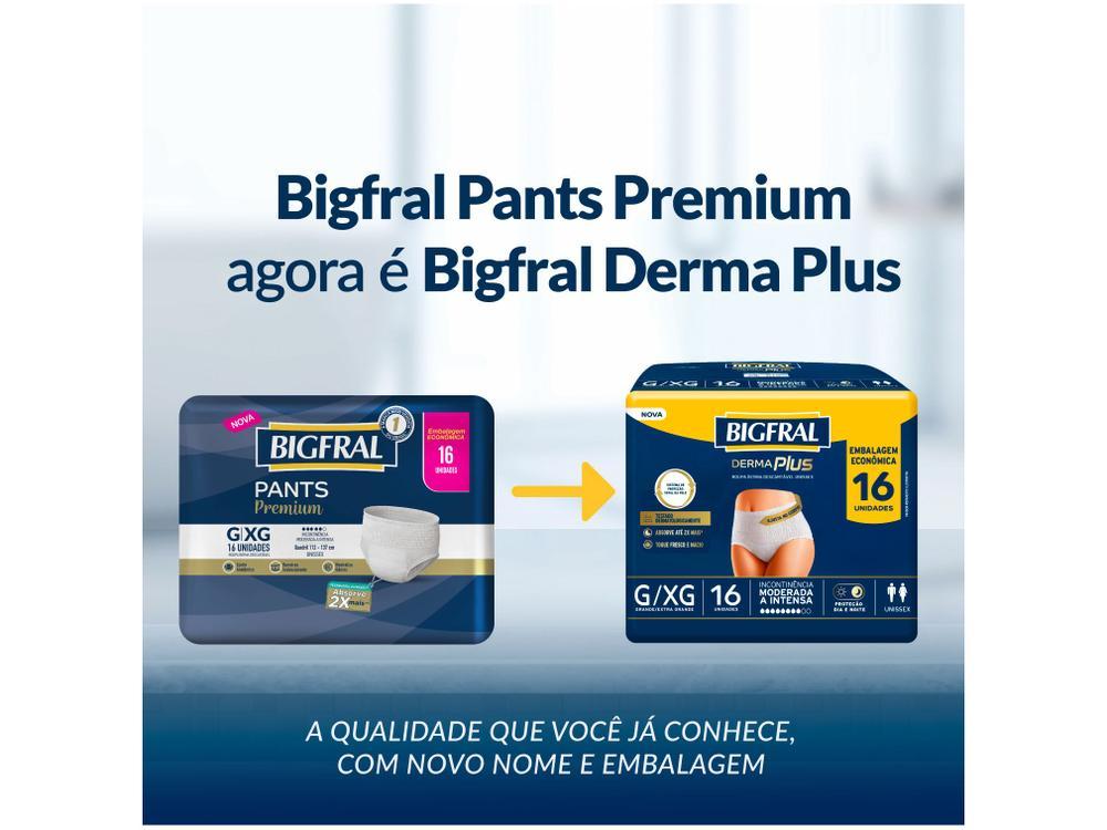 Roupa Íntima Descartável Bigfral G e XG Derma Plus 16 Unidades - 4