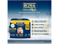 Roupa Íntima Descartável Bigfral G e XG Derma Plus 16 Unidades - 3