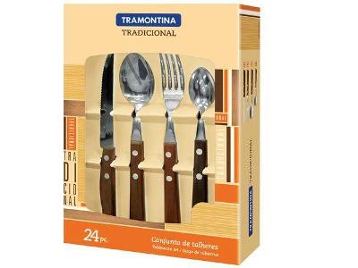 Conjunto de Talheres Tramontina 24 Peças Tradicional 22299050