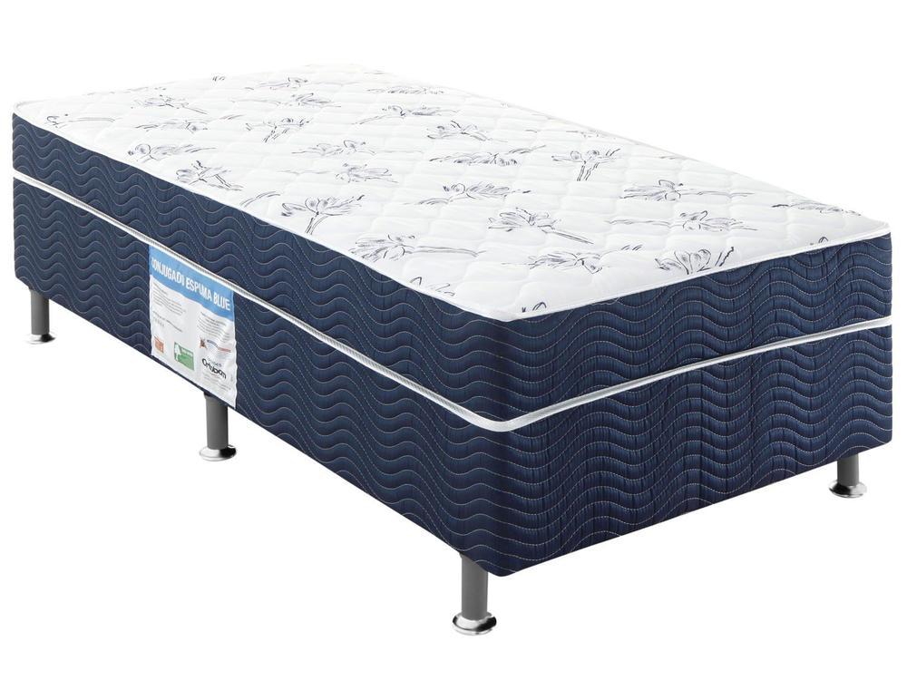 Cama Box Solteiro Ortobom Conjugado 43cm de Altura Physical Blue - 1