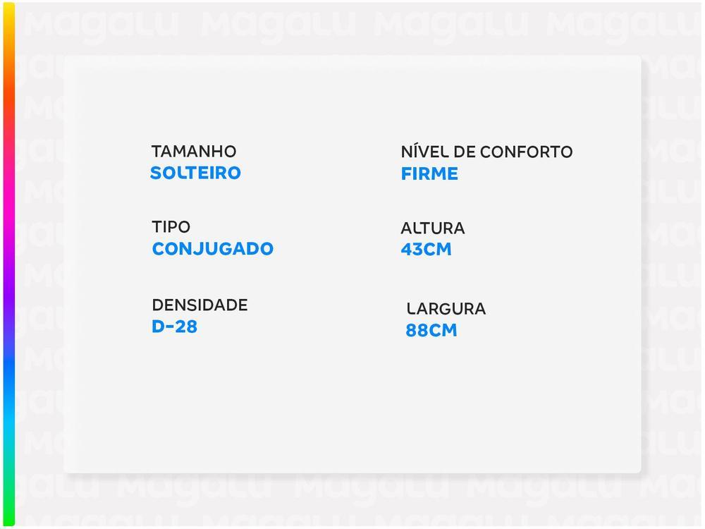 Cama Box Solteiro Ortobom Conjugado 43cm de Altura Physical Blue - 3