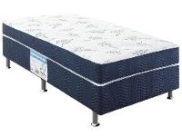 Cama Box Solteiro Ortobom Conjugado 43cm de Altura Physical Blue - 1