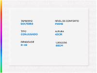 Cama Box Solteiro Ortobom Conjugado 43cm de Altura Physical Blue - 3