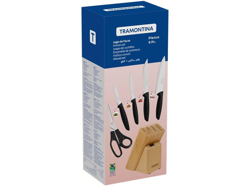 Jogo de Facas com Cepo 6 Peças Tramontina - 3
