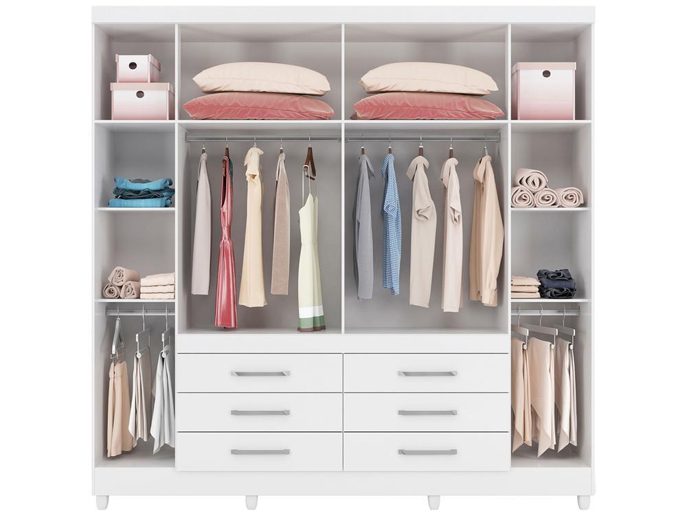 Guarda-roupa Casal com Espelho 6 Portas - 4