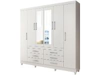 Guarda-roupa Casal com Espelho 6 Portas - 1