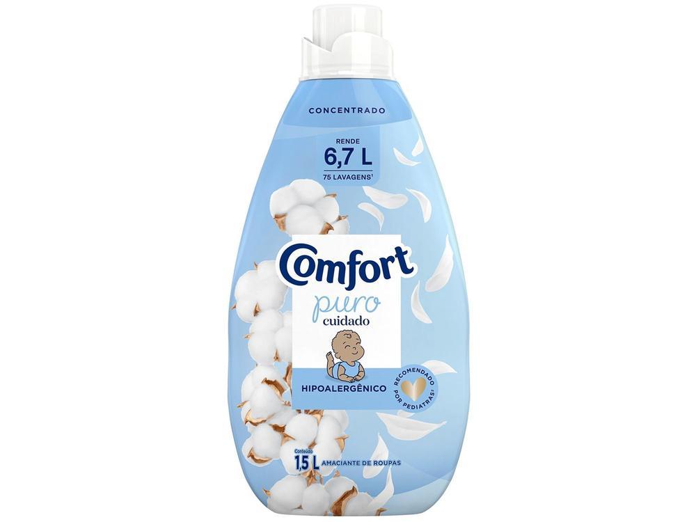 Amaciante Comfort Concentrado Puro Cuidado 1,5L - 1