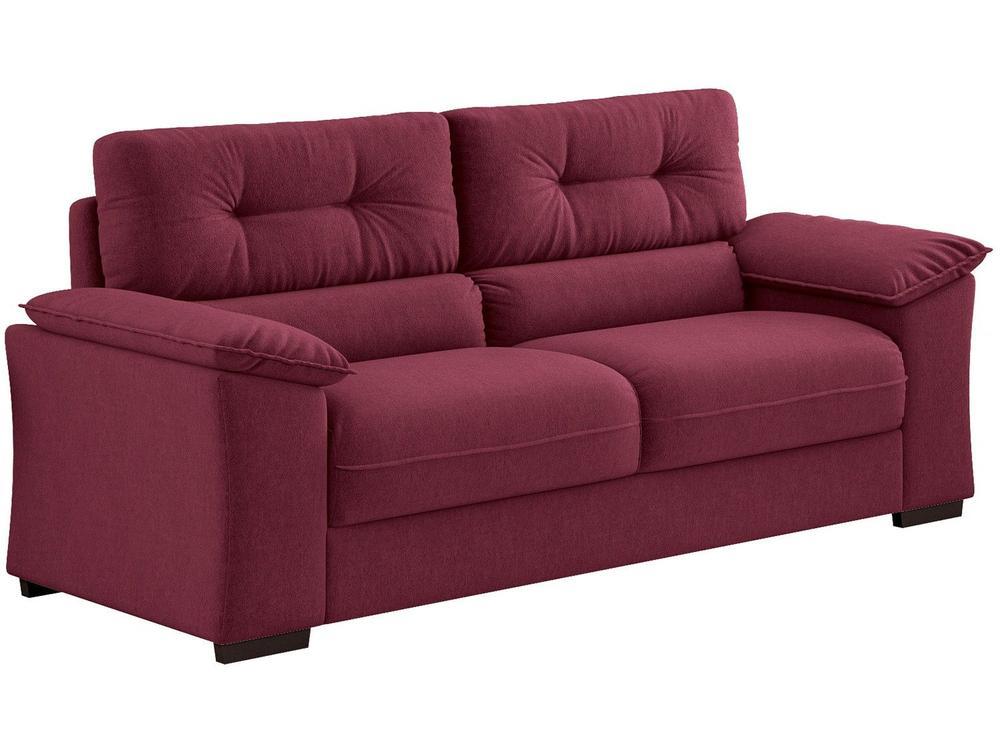 Sofá 3 Lugares Suede Decore Cascaya Linoforte - 1