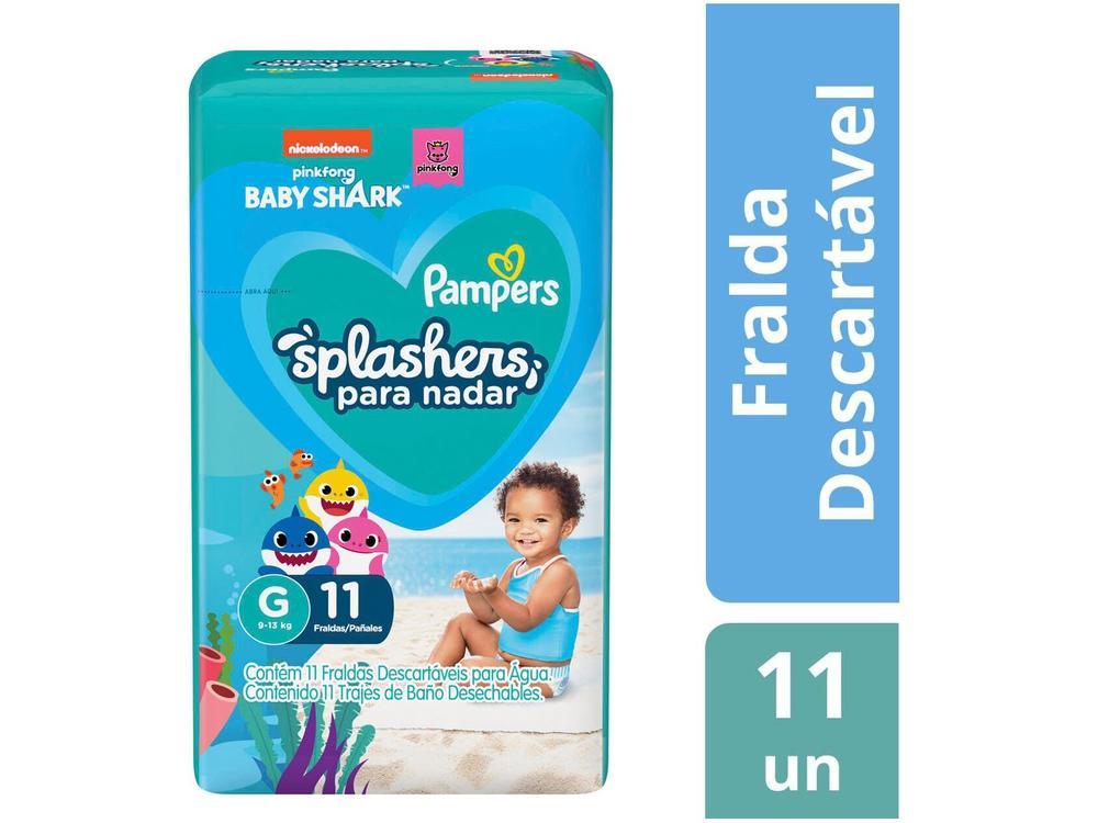Fralda para Piscina Descartável Pampers Splashers - 2