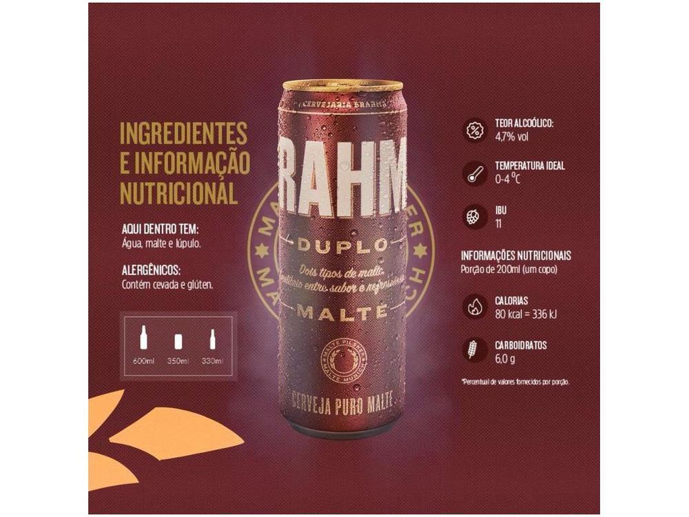 Cerveja Brahma Duplo Malte Puro Malte - 3