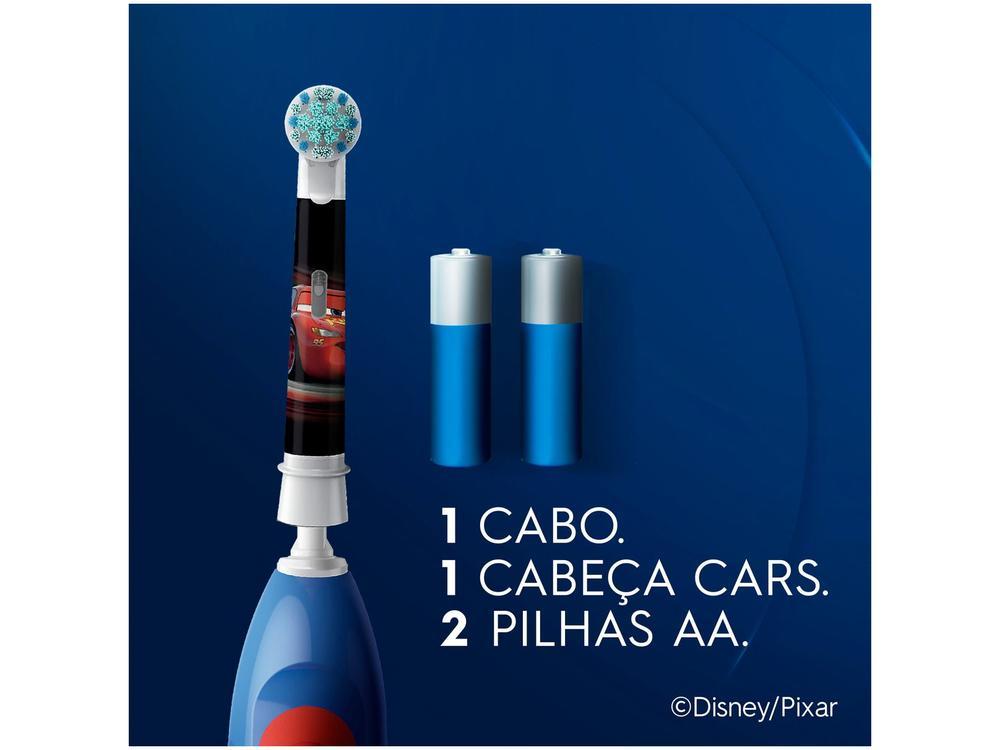 Escova de Dente Infantil Elétrica Oral-B Disney Pixar Cars 1 Unidade - 25