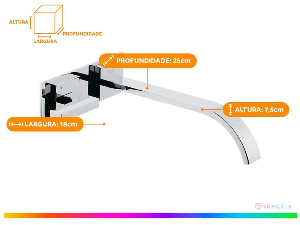 Torneira para Banheiro de Parede Roca - 3