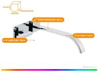 Torneira para Banheiro de Parede Roca - 3
