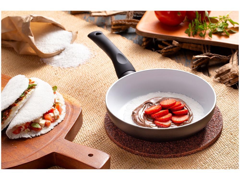 Frigideira Antiaderente Cerâmico Hercules de Alumínio Soft Touch PA300-F26PR Preta 26cm - 3