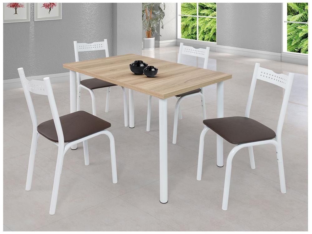Mesa de Jantar 4 Cadeiras Retangular - 1