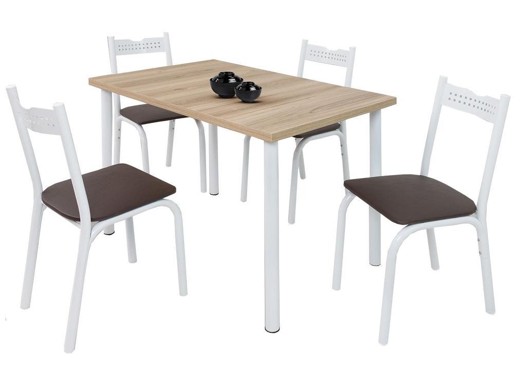 Mesa de Jantar 4 Cadeiras Retangular - 5