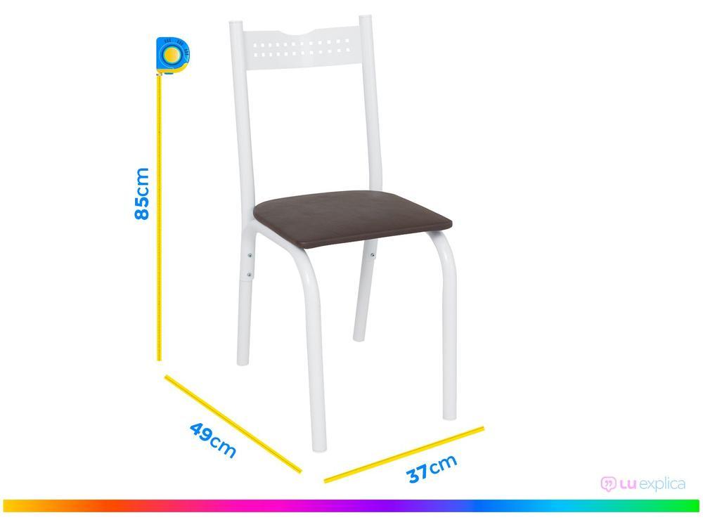Mesa de Jantar 4 Cadeiras Retangular - 4
