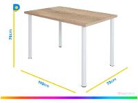 Mesa de Jantar 4 Cadeiras Retangular - 3