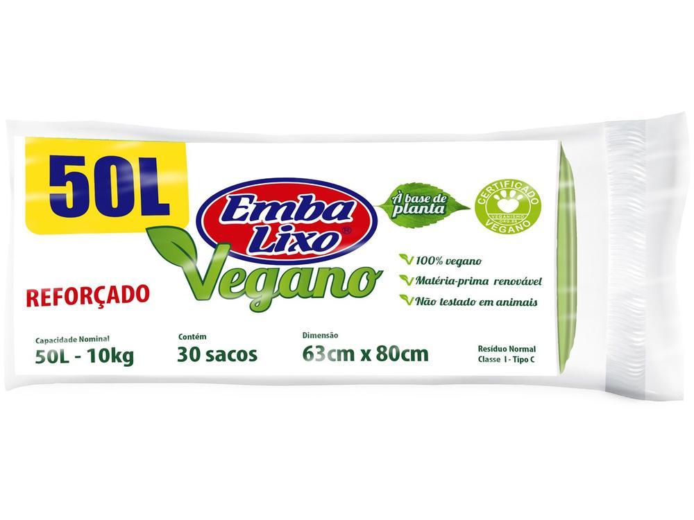 Saco de Lixo Verde 50L Reforçado Embalixo Vegano - 1