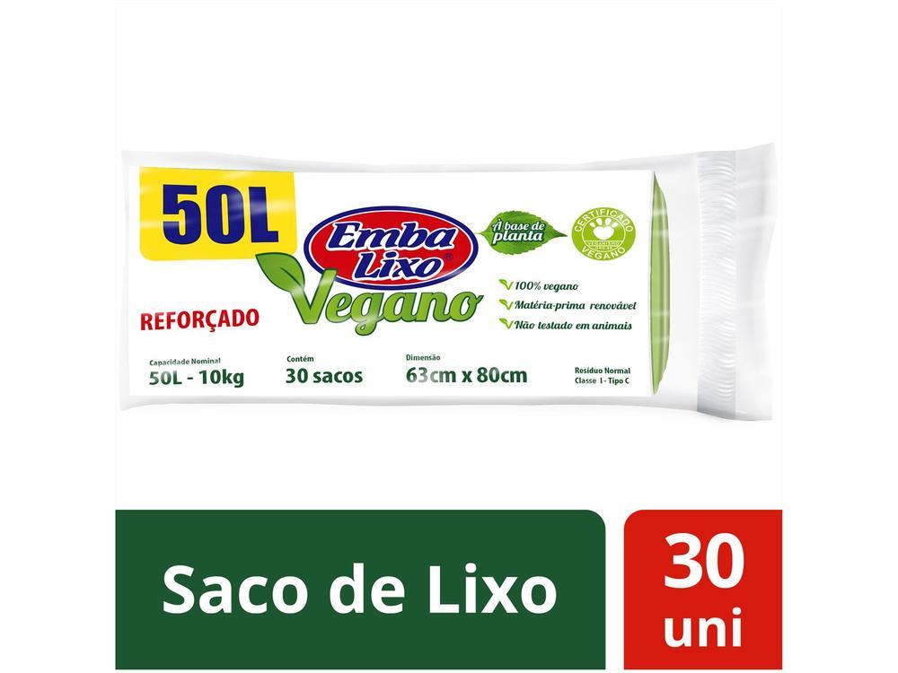 Saco de Lixo Verde 50L Reforçado Embalixo Vegano - 2