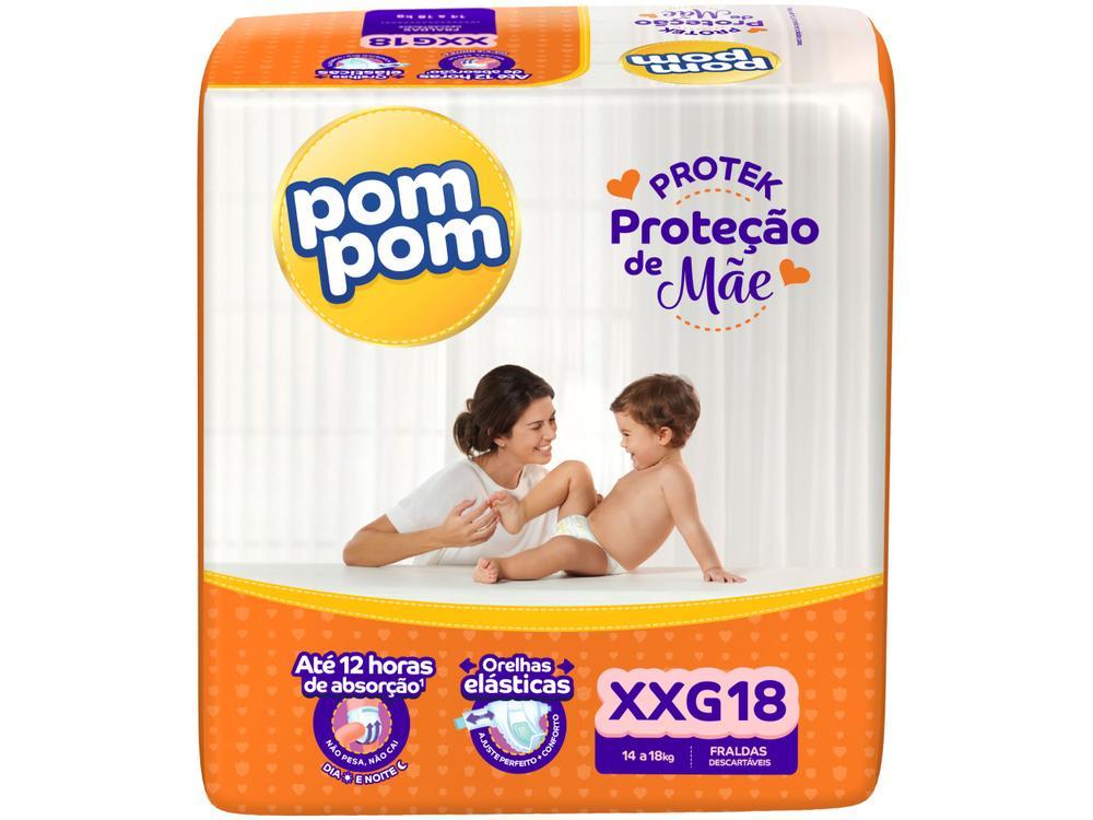 Fralda Pom Pom Protek Proteção de Mãe Jumbo - 1