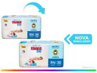 Fralda Turma da Mônica Baby Tam. RN até 4,5kg - 2