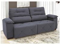 Sofá Retrátil Reclinável 3 Lugares Suede Moviment Grazzia Linoforte - 1