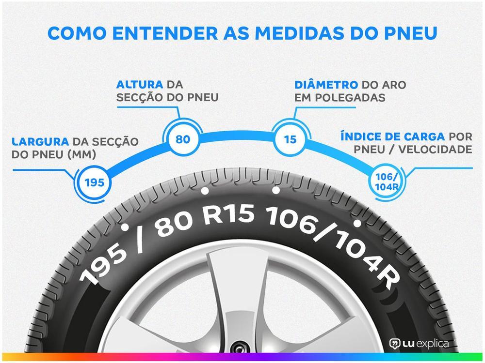 Pneu Aro 15” XBRI 195R15C 8PR 106/104R - 2