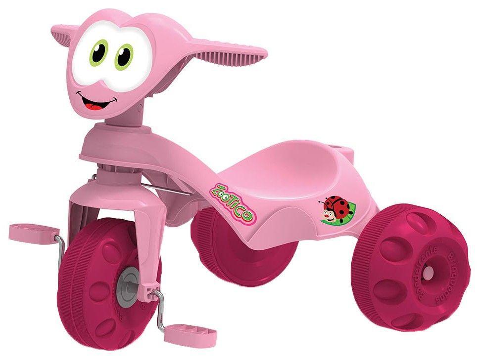 Triciclo Infantil Zootico com Empurrador  - 3