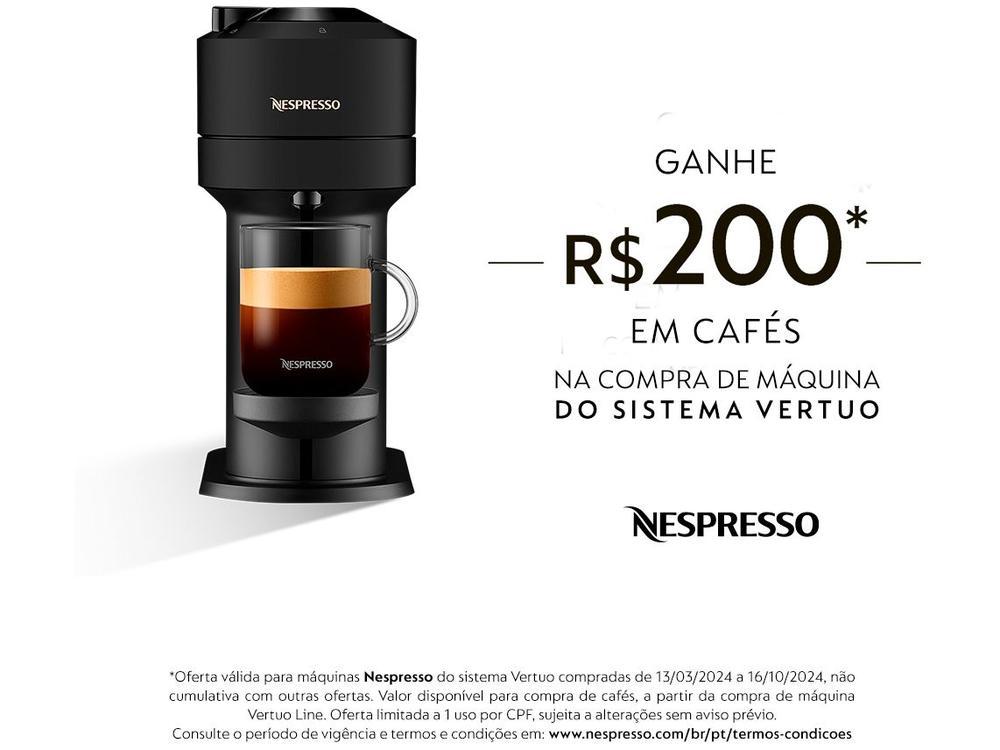 Cafeteira Nespresso Vertuo Next Preto Fosco - 12
