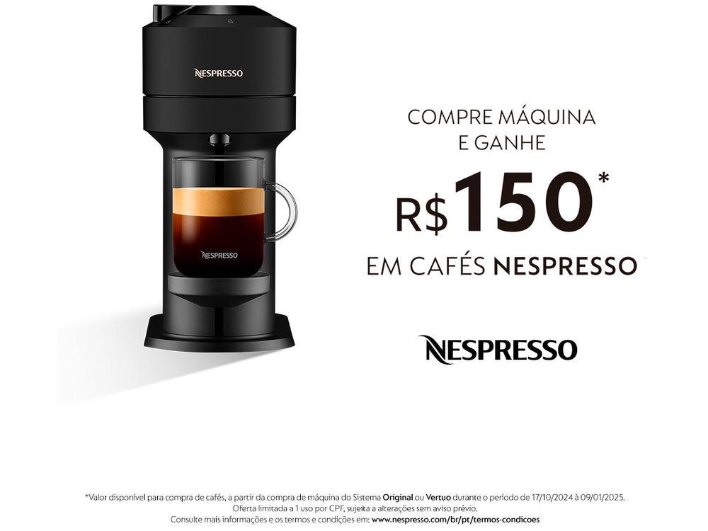 Cafeteira Nespresso Vertuo Next Preto Fosco - 14