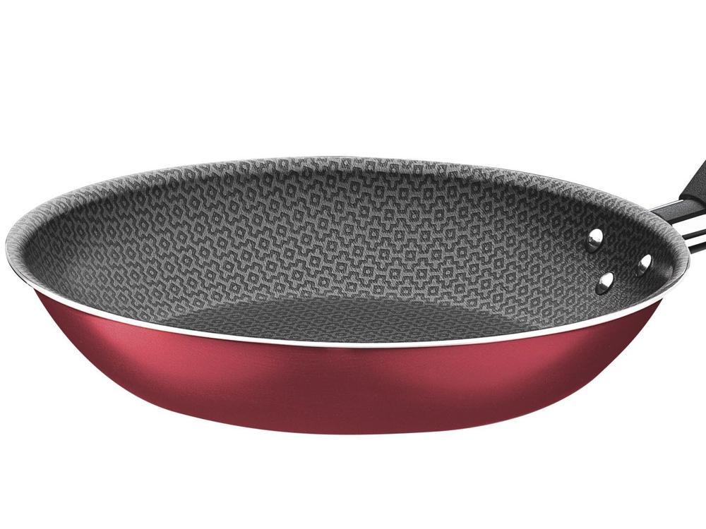 Frigideira Antiaderente Tramontina Alumínio Loreto 20380716 Vermelha 16cm - 3