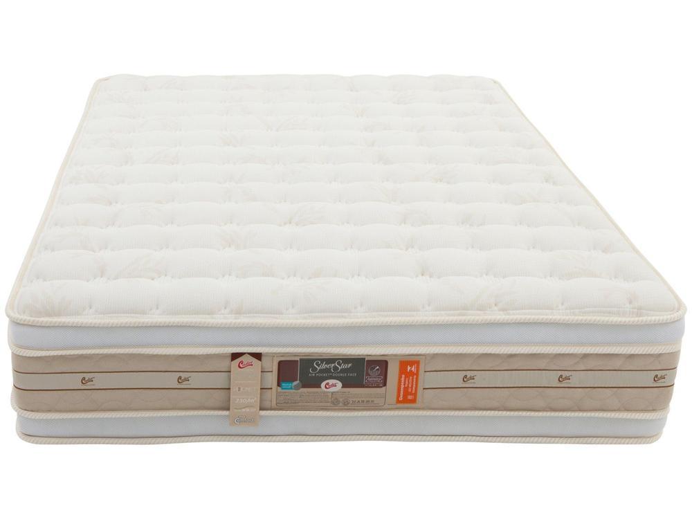 Colchão Queen Castor Mola Pocket 34cm de Alt. Silver Star - 6