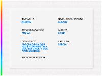 Colchão Queen Castor Mola Pocket 34cm de Alt. Silver Star - 3