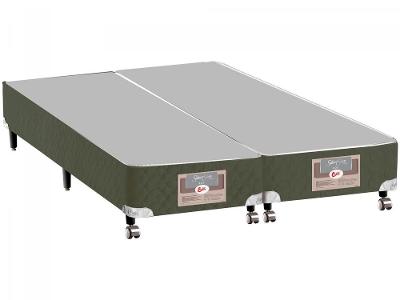 Base Cama Box Queen Size Castor Bipartido 