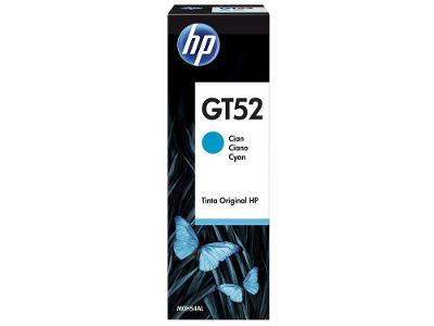 Garrafa de Tinta HP Ciano GT52 Original