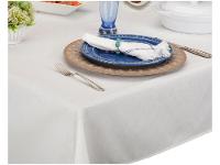Toalha de Mesa Retangular Teka Branca 150x260cm Champanhe Magnum - 3