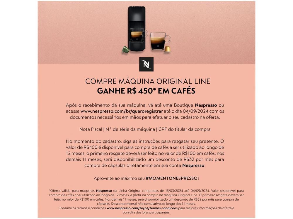 Cafeteira Nespresso Essenza Mini Vermelha - 10