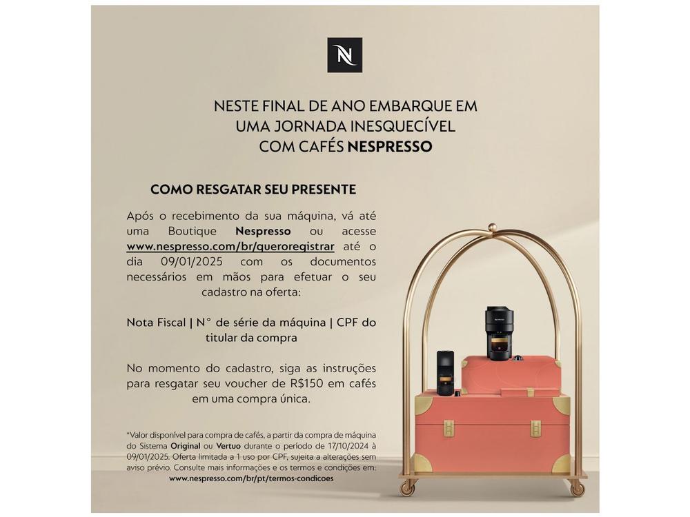 Cafeteira Nespresso Essenza Mini Vermelha - 14