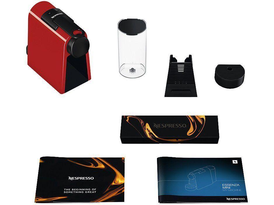 Cafeteira Nespresso Essenza Mini Vermelha - 25