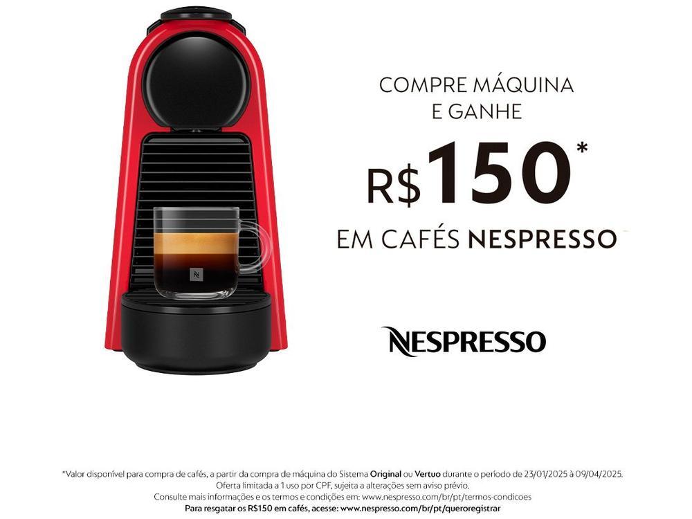 Cafeteira Nespresso Essenza Mini Vermelha - 27