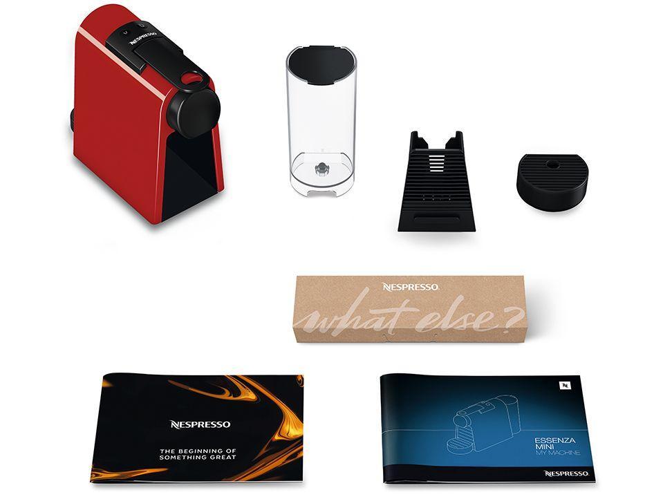 Cafeteira Nespresso Essenza Mini Vermelha - 5