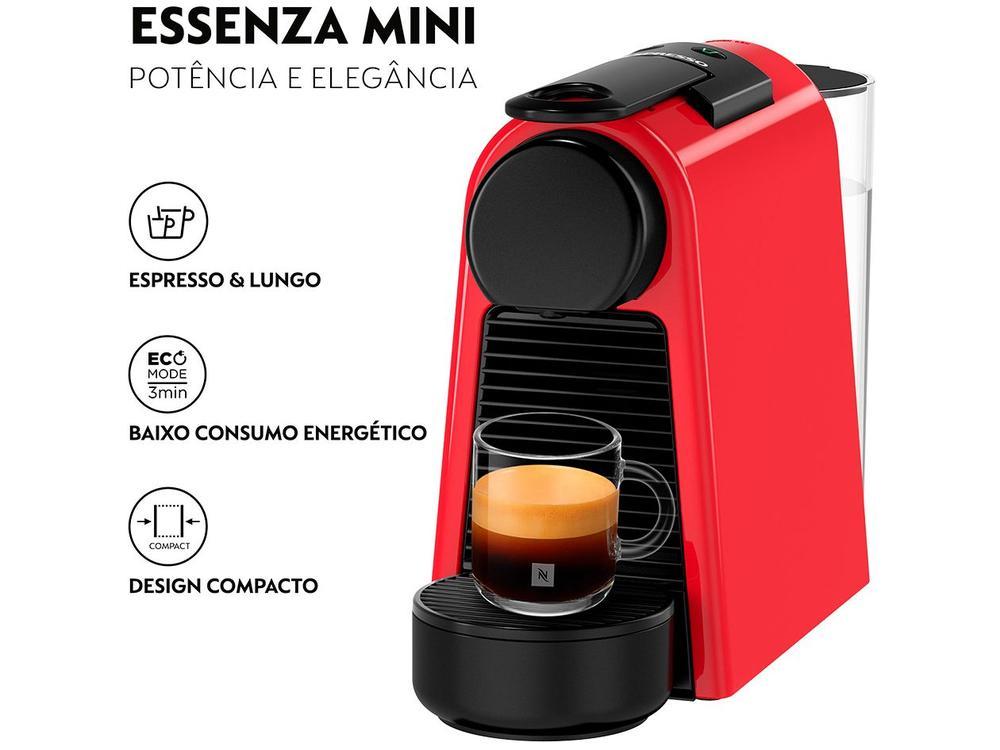 Cafeteira Nespresso Essenza Mini Vermelha - 9