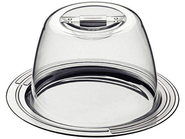 Porta-Queijo Inox com Tampa Tramontina Ciclo - 1