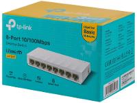 Switch 8 Portas TP-Link LS1008 10/100Mbps - 6
