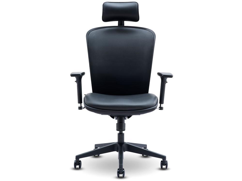 Cadeira de Escritório Presidente Giratória Preto - 2